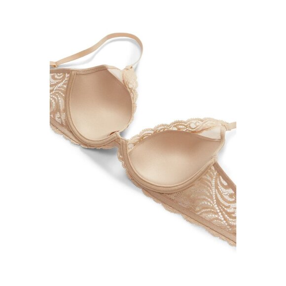 🆕 NATORI Feathers UW T-Shirt Plunge Bra  Cosmetic (Light Beige) 34DDD #730023 - Picture 6 of 10